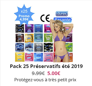 Pack 25 Préservatifs été 2019