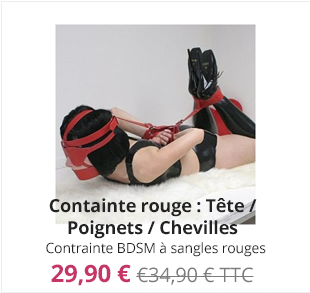Containte rouge : Tête / Poignets / Chevilles