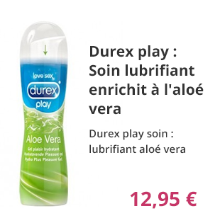 Durex play : Soin lubrifiant enrichit à l'aloé vera